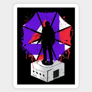 Leon Statue Gamecube RE4 Edition Sticker